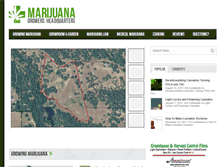 Tablet Screenshot of marijuanagrowershq.com